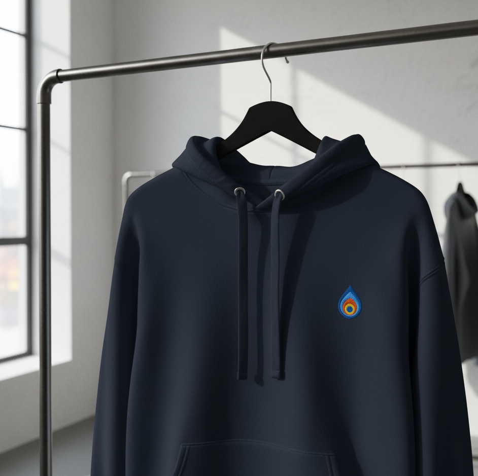 Hoodie à capuche unisexe – Broderie Edition Oeil de Plume