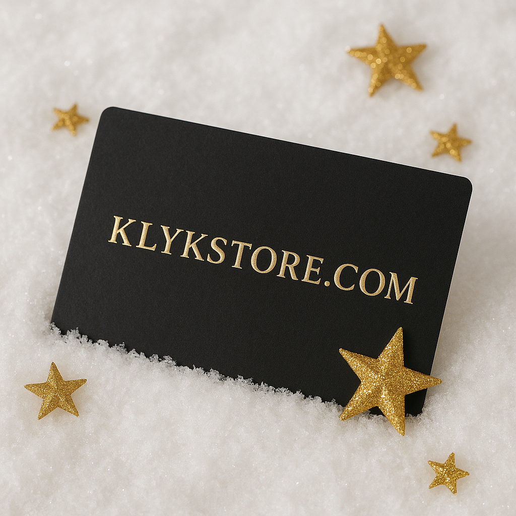 Carte cadeau KLYKSTORE - Offrez le style, la qualité & la liberté de choisir