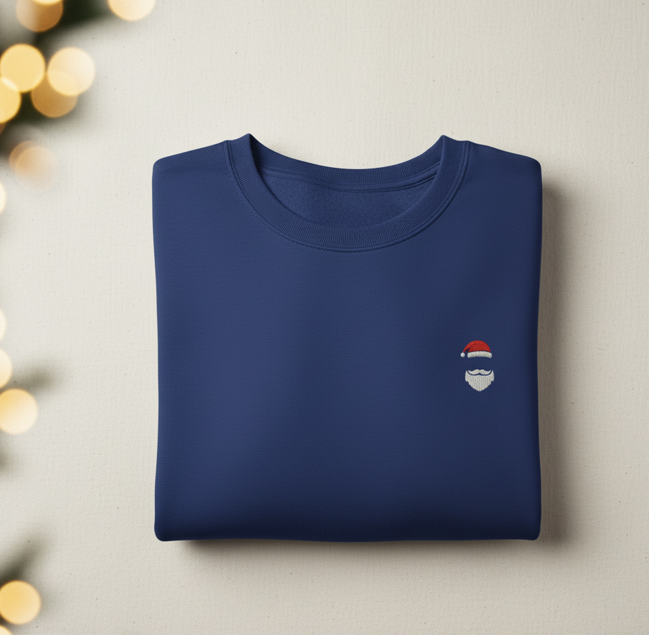 Sweat-shirt unisexe col rond – Broderie Edition Noël