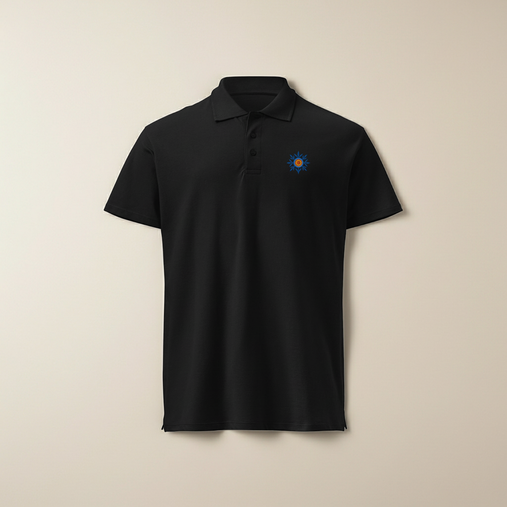 Polo unisexe – Coton Premium & Coupe ajustée - Brodé Edition Flocon