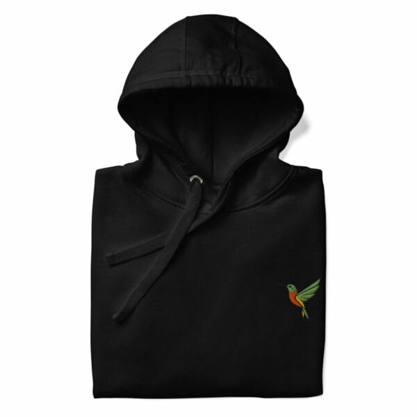 Sweat à capuche Coton Premium Brodé - Collection Colibri - Image 3