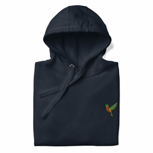 Sweat à capuche Coton Premium Brodé - Collection Colibri - Image 4