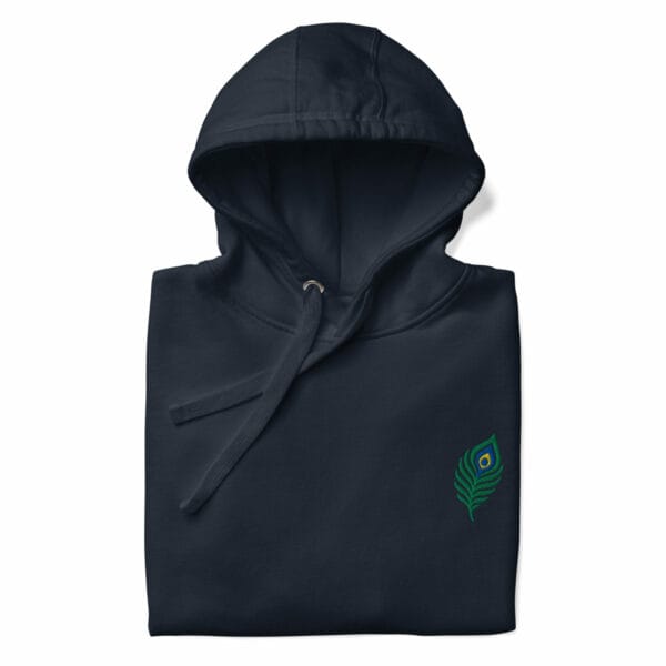 Sweat à Capuche Coton Premium Brodé - Collection Plume