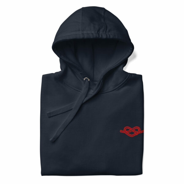 Sweat à capuche Coton Premium Brodé – Collection Marine – Image 5