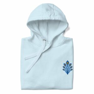 Sweat à Capuche Coton Premium Brodé - Collection Paon