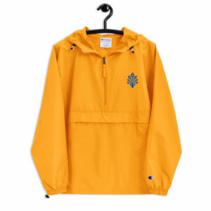 Veste Coupe Vent Pliable Brodée Champion - Collection Paon
