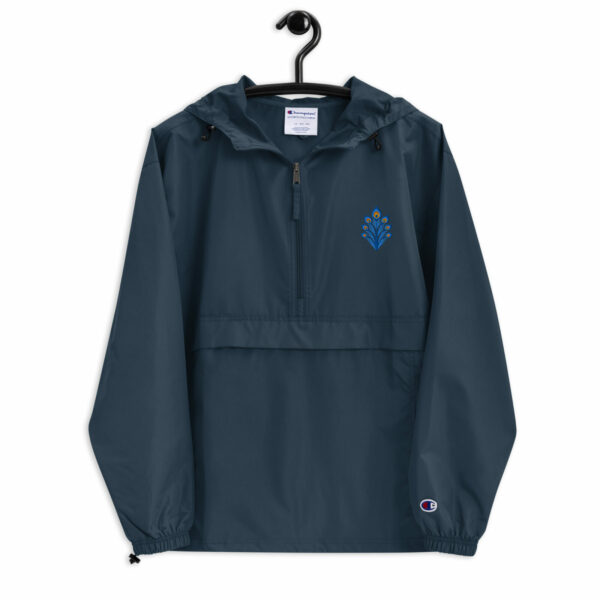 Veste Coupe Vent Pliable Brodée Champion - Collection Paon - Image 4