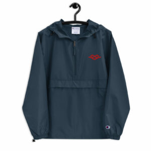 Veste Coupe Vent Pliable Brodée Champion – Collection Marine