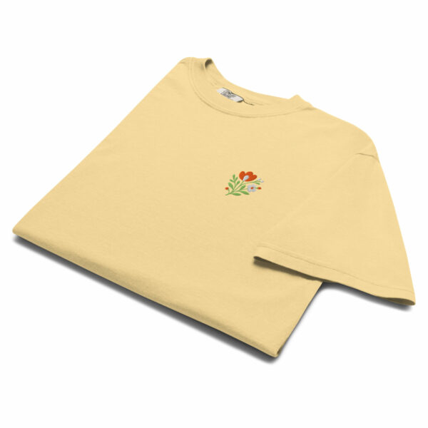 T-shirt Premium Coton Brodé – Collection Flowers - Image 7