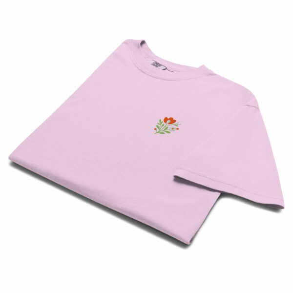 T-shirt Premium Coton Brodé – Collection Flowers - Image 6