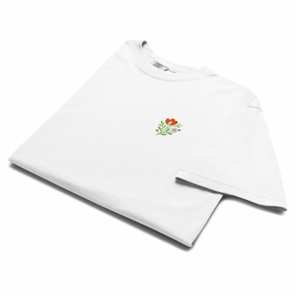 T-shirt Premium Coton Brodé – Collection Flowers - Image 8
