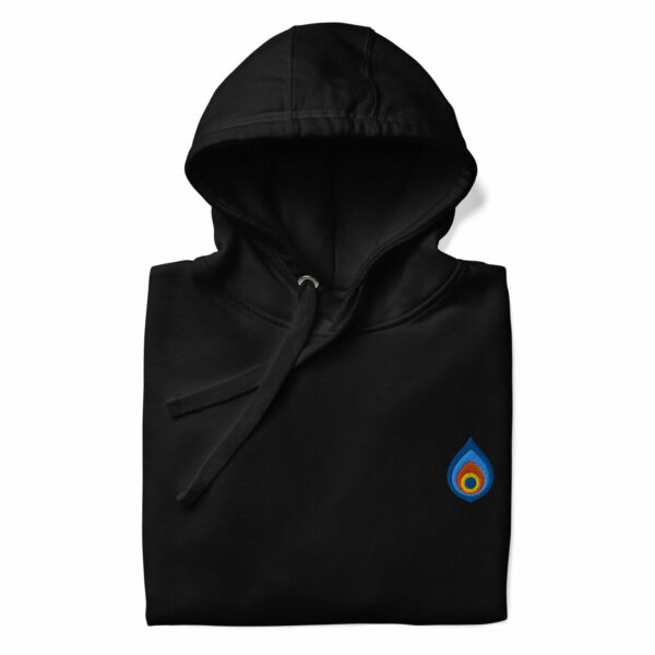 Sweat à capuche Coton Premium Brodé – Collection Pétale - Image 3