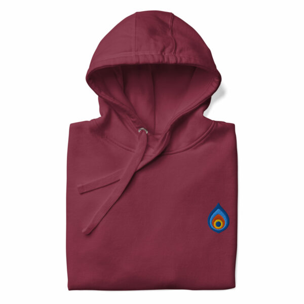 Sweat à capuche Coton Premium Brodé – Collection Pétale