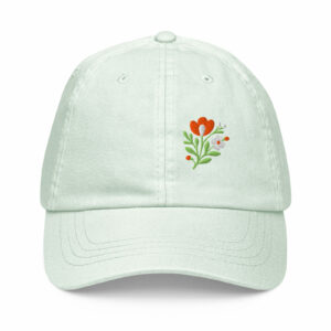Casquette Pastel Coton Chino – Collection Flowers