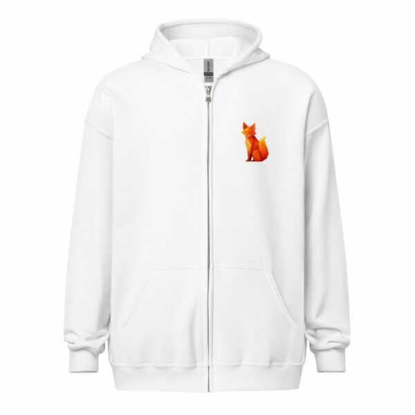 Sweat à capuche zippé et imprimé Renard - Image 7