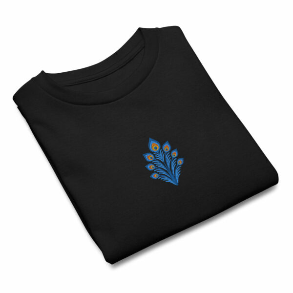 T-shirt enfant Brodé Coton – Collection Paon – Image 2