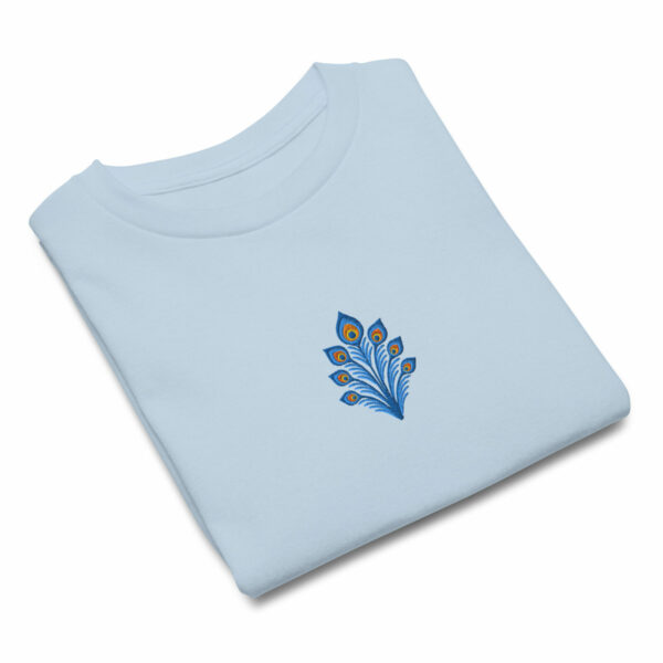 T-shirt enfant Brodé Coton – Collection Paon – Image 5