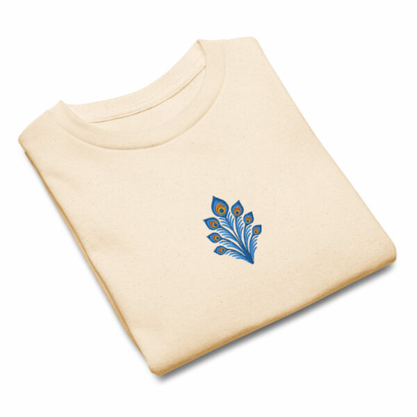 T-shirt enfant Brodé Coton – Collection Paon – Image 6
