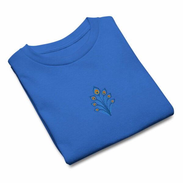 T-shirt enfant Brodé Coton – Collection Paon – Image 4