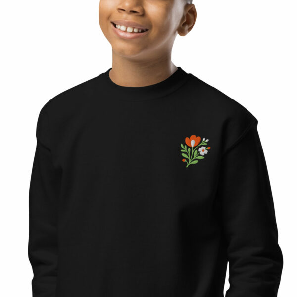 Sweat Brodé Enfant - Collection Flowers – Image 2
