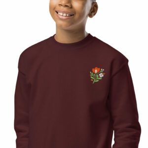 Sweat Brodé Enfant - Collection Flowers