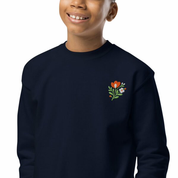 Sweat Brodé Enfant - Collection Flowers – Image 3