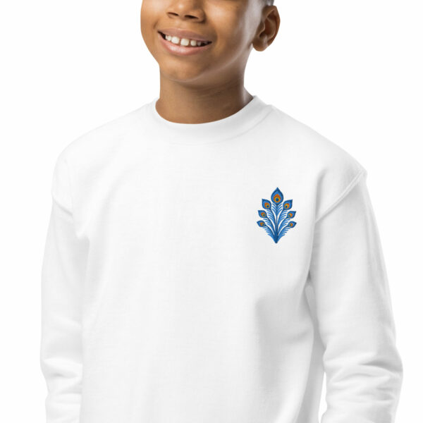 Sweat Brodé Enfant – Collection Paon - Image 5